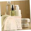 FRCOLOR 40pcs Naked Cotton Soap Mesh Bags Exfoliating Soap Sack Face Cleaning Nets Mesh Bags view 3