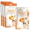 Clear Beauty Vitamin C & Collagen Under Eye Patches  Reduces Dark Circles, Puffiness & Fine Lines  Hydrating & Firming Eye Pads  Dermatologist Tested, Korean Skin Care, Vegan Clean Beauty  3 Pack view 1