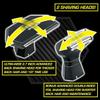 MANGROOMER - INTELLIMAX PRO  Back Hair Shaver Complete FOIL Attachment Head view 4