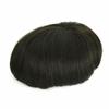 8x10 Natural Short for Man Human Hair Hand Tied Light for Hair Loss with Thin Hair Man Light Hairpiece (Black) view 1