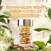 60PCS Vitamin C Capsule, Hydrating Repairing Serum Capsule for Glowing Brightening Skin, Infused with Glycerin to Moisturize and Aging Hyaluronic Serum for view 2