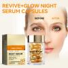 60PCS Vitamin C Capsule, Hydrating Repairing Serum Capsule for Glowing Brightening Skin, Infused with Glycerin to Moisturize and Aging Hyaluronic Serum for view 4