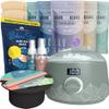 Tress Wellness Green Warmer Kit and Back Silicone Bowl with Bikini Wax view 1