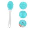Angoily Electric Bath Brush with Long Handle Body Massager for Men and Women for Back Cleaning and Exfoliating Shower Sponge Blue Color view 2