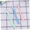 Angoily Facial Shaver for Women Eyebrow Razor Set 3pcs Stainless Steel Knives Lightweight Compact for Travel Random view 3