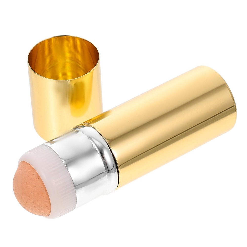 Angoily Oil-absorbing Volcanic Roller Stick with Facial Sponge for Oily Skin Control Portable Dual-use Beauty Tool for Reduction and Facial Massage for Home Go Use