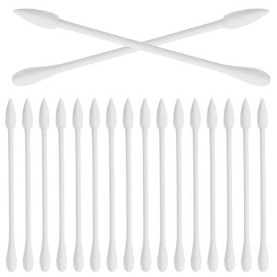 NOLITOY 30pcs Portable Double- Cotton Swabs for Ear Cleaning Disposable Beauty Tools Individually Wrapped Travel Makeup Applicators for All Ages and Daily Use