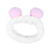 Housoutil Panda Ear Headband for Women Elastic Hair Wrap Accessory Soft Lightweight Design for Parties Dancing and Daily Use for Facial Cleaning Pink view 1