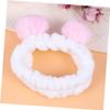 Housoutil Panda Ear Headband for Women Elastic Hair Wrap Accessory Soft Lightweight Design for Parties Dancing and Daily Use for Facial Cleaning Pink view 3