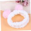 Housoutil Panda Ear Headband for Women Elastic Hair Wrap Accessory Soft Lightweight Design for Parties Dancing and Daily Use for Facial Cleaning Pink view 4
