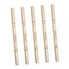 Angoily 5pcs Small Gold Bar Eyebrow Pen Dark Brown Eyebrow Pencil Brow Color cil Dual Tip Brow cil Deep Brown Double-head s Two-prong Plastic view 1