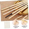 Angoily 5pcs Small Gold Bar Eyebrow Pen Dark Brown Eyebrow Pencil Brow Color cil Dual Tip Brow cil Deep Brown Double-head s Two-prong Plastic view 3
