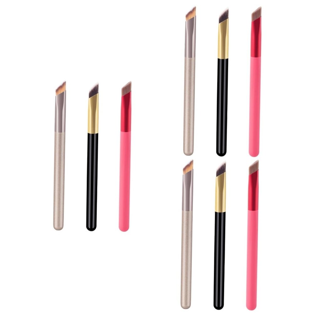 Mipcase 9pcs Eyebrow Brush Multi-functional Makeup Tools for Eyelashes and Brows for Home Includes and Brushes