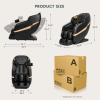 Artist hand Massage Chair Full Body, 2026 Zero Gravity Massage Chair Recliner with 8 Fix Rollers, 6 Modes, Bluetooth Speakers, Waist Heating, Foot Roller Massage, Full-Body Airbags, Black view 3
