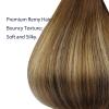 HOTBANANA Tape in Hair Extensions, 12 Inch 20pcs Chocolate Brown With Honey Blonde, Straight Remy Human Hair, 12 Inch view 4