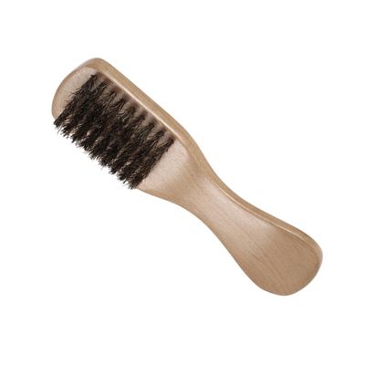 Angoily Wooden Handle Beard Brush Soft Boar Bristles for Gentle Grooming and Cleaning Essential Beard Care Accessory for Men Compact Design for Easy Use and Storage