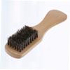 Angoily Wooden Handle Beard Brush Soft Boar Bristles for Gentle Grooming and Cleaning Essential Beard Care Accessory for Men Compact Design for Easy Use and Storage view 2