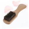 Angoily Wooden Handle Beard Brush Soft Boar Bristles for Gentle Grooming and Cleaning Essential Beard Care Accessory for Men Compact Design for Easy Use and Storage view 4
