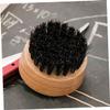 Angoily 3pcs Boar Bristle Beard Brush Kit for Men Beard Maintenance Cleaning Styling Tool Beech Wood Handle Comfortable Elastic view 4