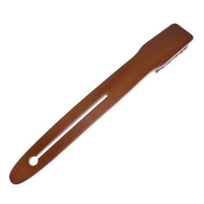 Angoily 1pc Handle Bath Brush Natural Bristles for Body Care Exfoliating Shower Back Scrubber for Men Women Brown Handle for Cleansing and Skin