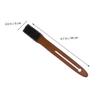 Angoily 1pc Handle Bath Brush Natural Bristles for Body Care Exfoliating Shower Back Scrubber for Men Women Brown Handle for Cleansing and Skin view 3