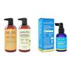 PURA D'OR Anti-Thinning Biotin Shampoo & Conditioner Set & Scalp Therapy Energizing Scalp Serum Revitalizer (4oz) with Argan Oil, Biotin, Caffeine, Stem Cell, Catalase & DHT Blockers, All Hair Types view 1