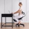SAYOBO Professional Kneeling Chair Saddle Shape, Ergonomic Saddle Posture Stool Adjustable Height, Angled Support Seat for Office/Massage/Dental Clinic view 2