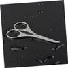 Mipcase 2 Pcs Safety Stainless Steel Scissors Nose Hair Trimmer Eyebrow Scissors Precision Round Edges Comfortable Grip view 4