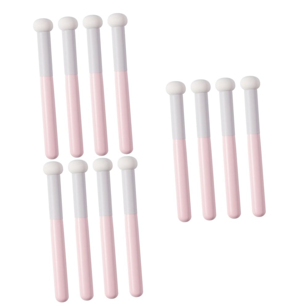 Mipcase 12pcs Makeup Sponge Puff Ergonomic Handle Versatile Powder Applicators for Blending for Foundation and Concealer Use Soft and Design for Finish