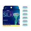Schick Hydro Silk Moisturizing Razor Blade Refills for Women with Shower Hanger, 6 Count (Pack of 1) & Sensitive Skin Razor for Women with 2 Moisturizing Razor Blade Refills view 2