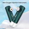 Kenntsh 1Set Mini Nano Mist Sprayer Steamer Humidifier Oxygen Injection Instrument Skin Care Tools Green view 2