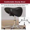 SAYOBO Mobile Swivel Rolling Chair Adjustable, Office Beauty Lift Saddle Stool for Healthy Back, Hydraulic Salon Posture Stool for Clinic Studio Massage (Color : White) view 3