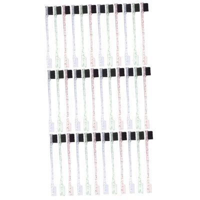 Mipcase 36pcs Dual End Eyebrow Brush Brow Comb and Edge Brush for Makeup Easy to Use for Shaping and Smoothing Eyebrows and Convenient Tool for Women