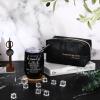 Dandat Set of 3 Thank You Gift for Men Employee Leather Toiletry Bag May You Be Proud of The Work 12oz Stainless Steel Tumbler with Keychain for Valentines Day Coworker Teacher Male Staff(Obsidian) view 4