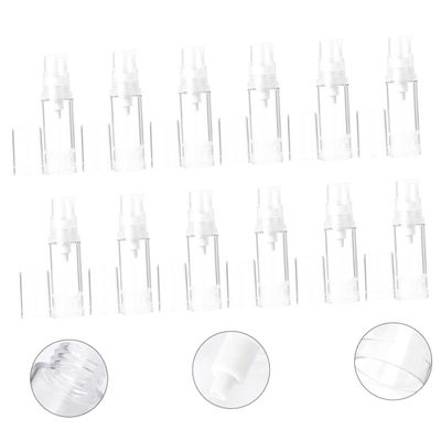 DOITOOL 12pcs Portable Lotion Bottle Transparent Travel Containers for Skincare Cosmetics Shampoo and More Leakproof and Storage for Home and Travel Use