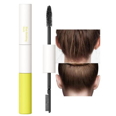 BestLand Double-Head Hair Finishing Stick  Non-Greasy Flyaway Tamer with Mascara Brush & Comb Tip, Styling Gel Wax Stick for Bangs & Baby Hair Control