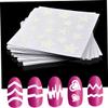 Housoutil 48pcs French Nail Stickers Creative Nail Art Decals for Women Easy Application Manicure Supplies Variety of Patterns view 4