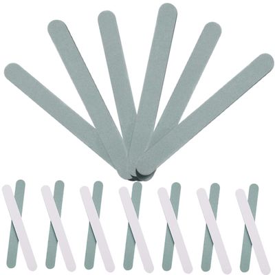 Housoutil 20pcs Manicure Nail Buffering Files Nail Art Tools Polishing Files for Manicure Grit Strip