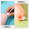 5pcs Soap Exfoliating Soap Soap Pouches Colored Soap Soap Holders Soap Saver Pouch Drawstring Holder for Bath Shower view 3