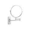 CBLdF 8In Wall Mounted Double-Sided Mirror Magnifying Makeup Mirror Bathroom Telescopic Mirror Beauty Mirror,Silver,7X view 1