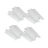 NOLITOY 300pcs Makeup Brush Protective Covers Pe Plastic Mesh Sleeves for Clean and Organized Makeup Brushes White Design for Travel and Daily Use view 3