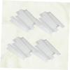 NOLITOY 300pcs Makeup Brush Protective Covers Pe Plastic Mesh Sleeves for Clean and Organized Makeup Brushes White Design for Travel and Daily Use view 4