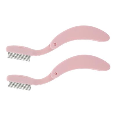 IWOWHERO Dense Lash Comb Eyebrow Comb Lash Separating Tool Brush Set Makeup Essential