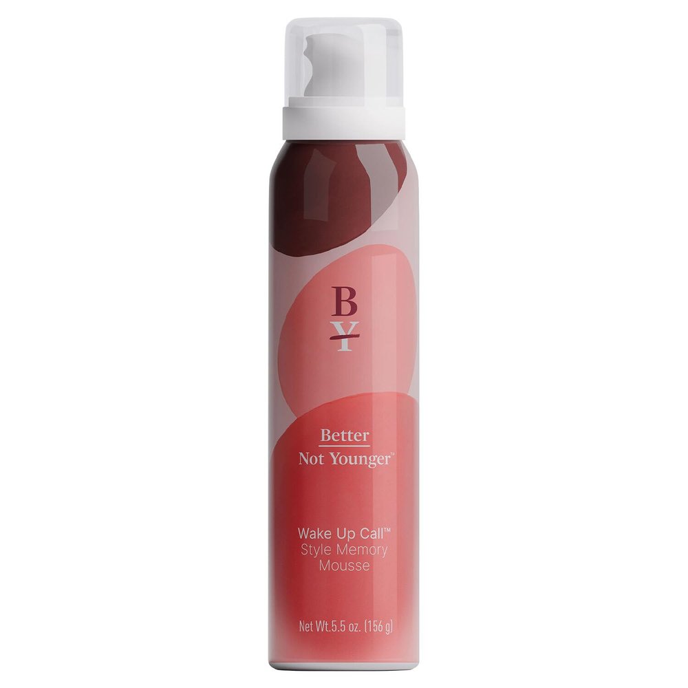 Better Not Younger Volumizing Mousse  Lightweight Hair Volumizer for Fine Hair with Biotin  Adds Body & Shine  48H Hold  Anti-Frizz & Sulfate-Free  For Women 40+ with Thinning Hair  5.5 oz