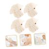 WOFASHPURET 4pcs Exfoliating Shower Loofah Soft Mesh Body Scrubbers for and Massage Bath Cleaning Supplies view 3