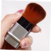 WOFASHPURET Nail Dust Brush Makeup Powder Brush Translucent Powder Puff Finishing Powder Brush Retractable Blush Brush Nail Cleaning Brush Nylon Wool Travel Makeup Tools Make up, 8.2x3.3cm, Silver view 3