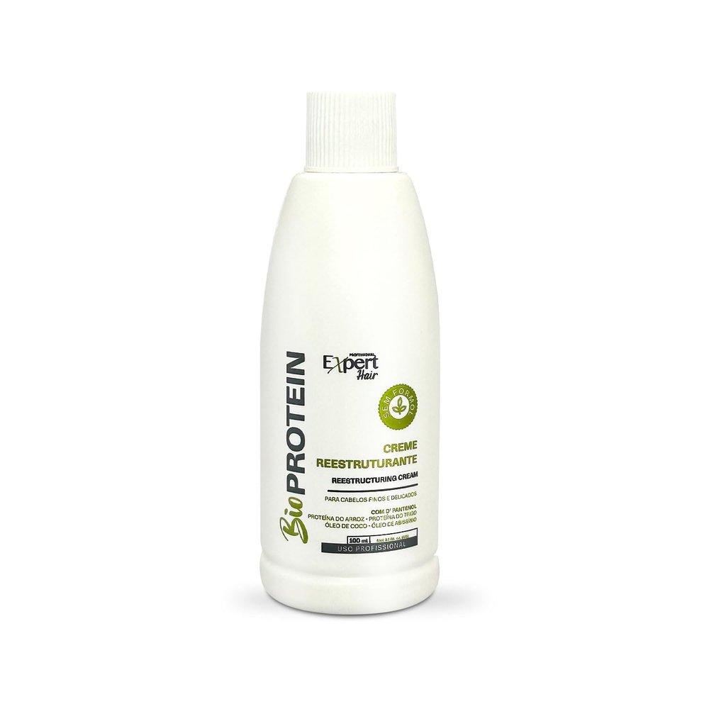 Bio Protein Organic Brazilian Keratin Treatment - Formaldehyde-Free Hair Straightening, Keratina Brasilea, 100ml/3.38oz