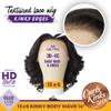 Sensationnel Curls Kinksandco Kinkyedges Wig - Kinky Body Wave 14 Inch 13X6 Lace Frontal Natural Kinkytexture Edged Hairline for Natural 3C to 4C Hair Textures (BALAYAGECHOCOLATE) view 2