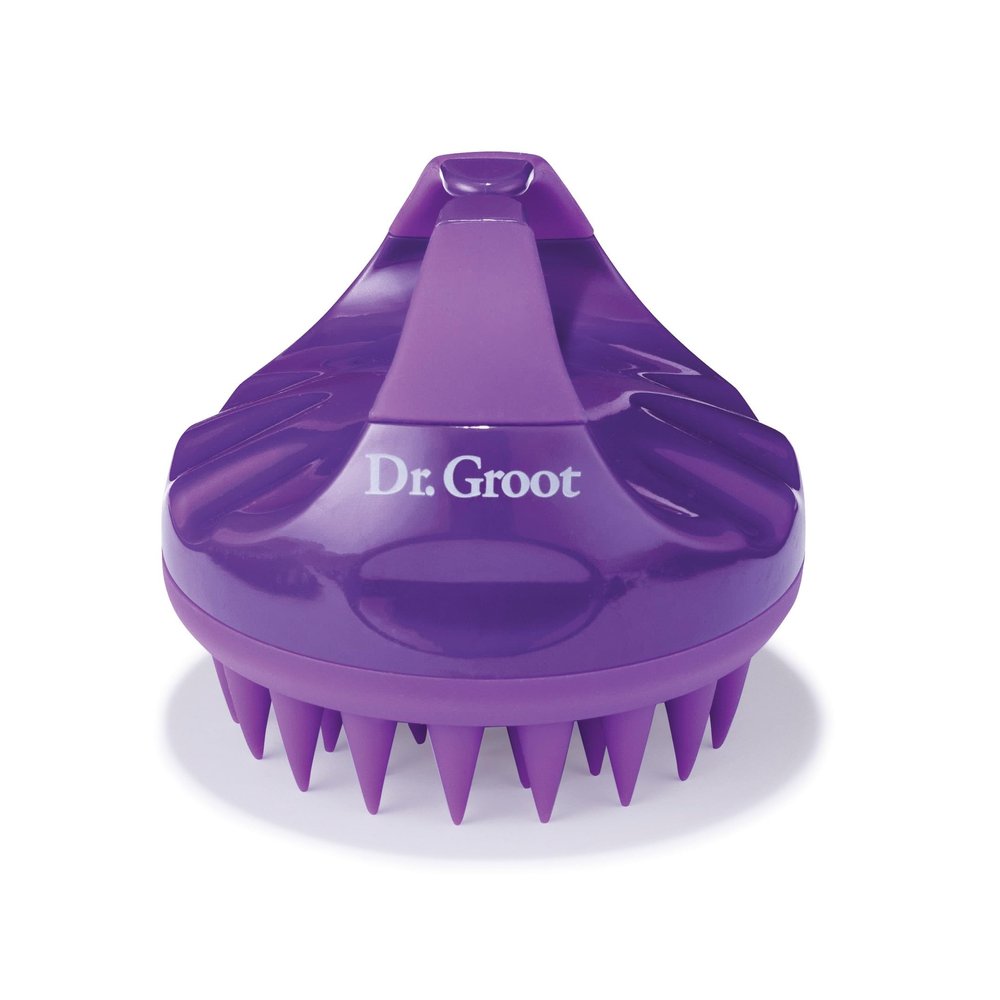 Dr. Groot Premium Scalp Cleansing Brush, Hair Scalp Massager, Scalp Scrubber with Soft Silicone Bristles, Hair Shampoo Brush for Scalp Exfoliation, Wet Dry Hair Brush for Scalp Care