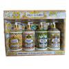 Home and Body Company Hand Soap Villa Flora Collection 16 FL/473ml Bottles infused with Essential Oils (SET OF 4) Sea Salt Verbena, Coconut Citrus, Orchid Vanilla, and White Jasmine view 1